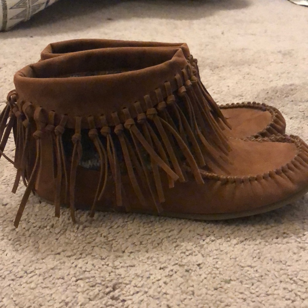 Moccasin booties women’s size 8.5